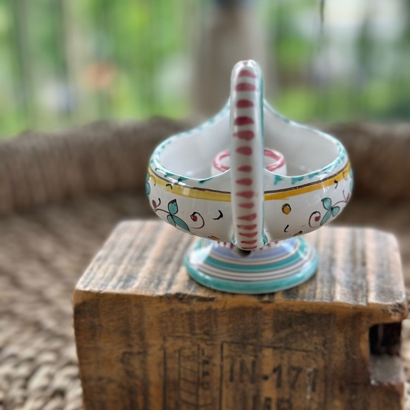 Italian Pottery Aladdin Lamp Candle Holder - Picture 6 of 12